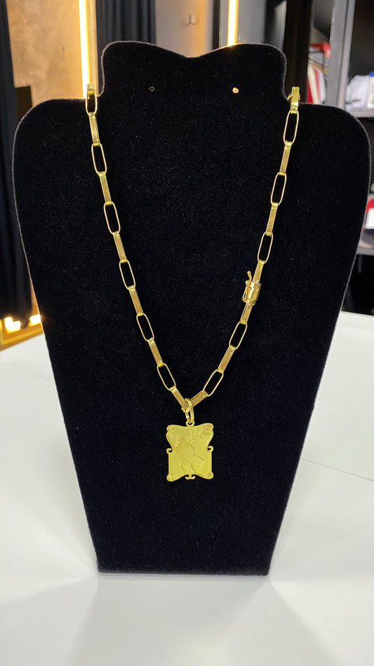 Corrente em moeda antiga