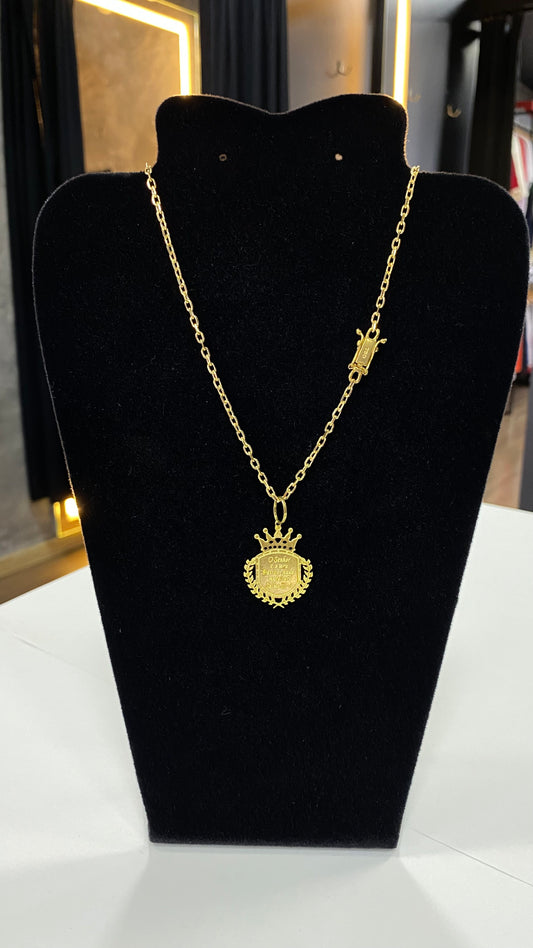 Corrente em moeda antiga