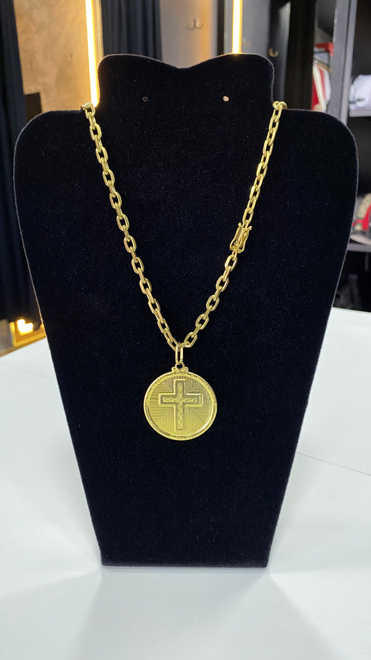 Corrente em moeda antiga